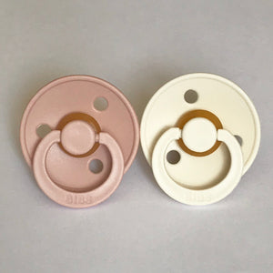 BIBS Pacifiers | Blush + Ivory (2-pack)