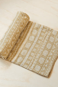 Organic Cotton + Bamboo Muslin Swaddle | Sand